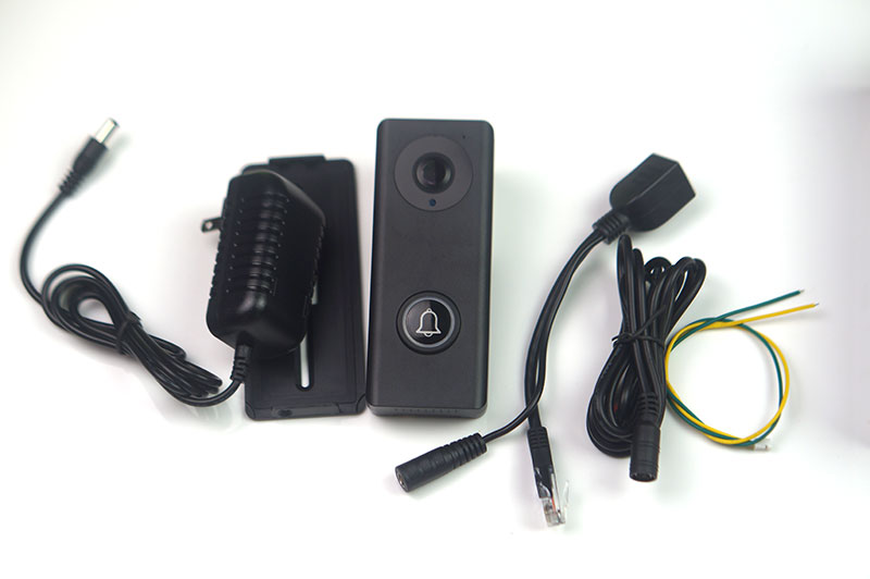 1080p smart doorbell includes PoE injector to simplify wiring
