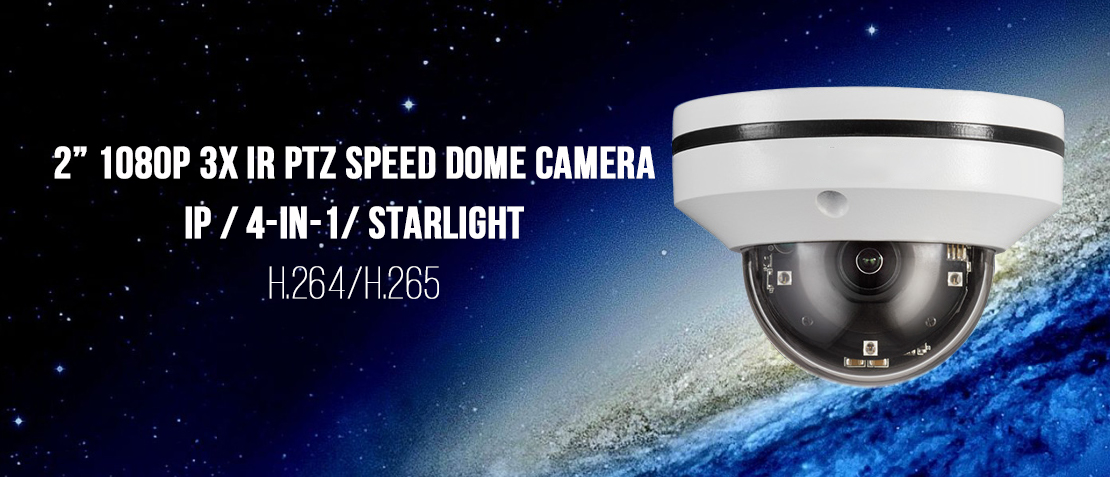 Dexterous Mini  PTZ Speed Dome Camera