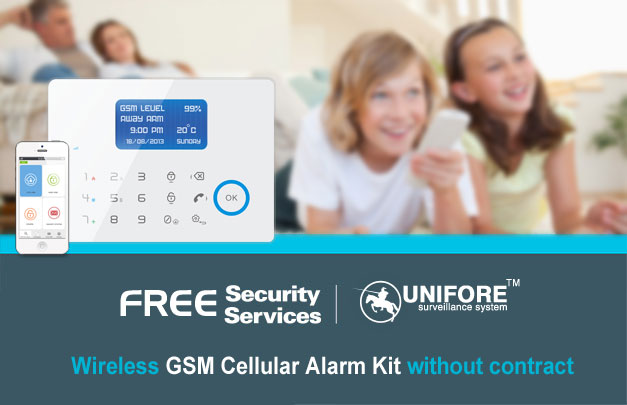 Wireless GSM cellular alarm without contract