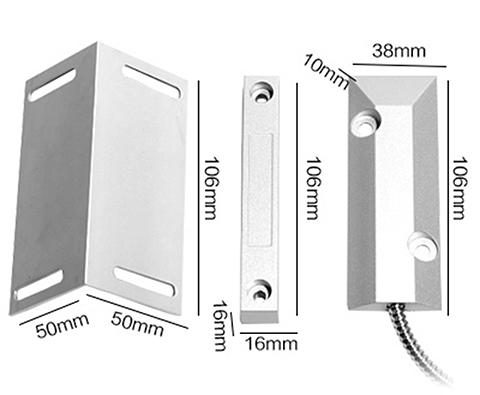 Magnetic contact switch for roller shutter gate/door