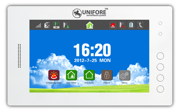 gsm touch screen alarm system