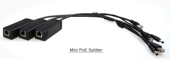 Mini PoE Splitters