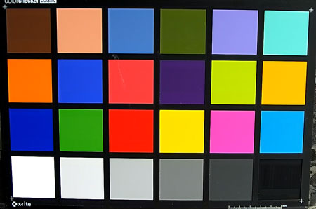 DS-2DF8223I color reproduction test