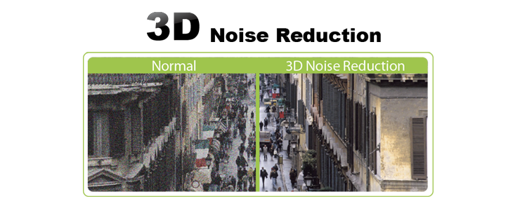 3D noise reduction for security camera
