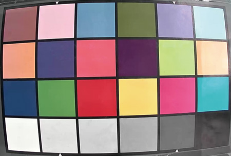 Samsung SNB-6003P Color Test