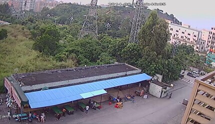1.3 megapixel AHD Camera Outdoor Sample Image