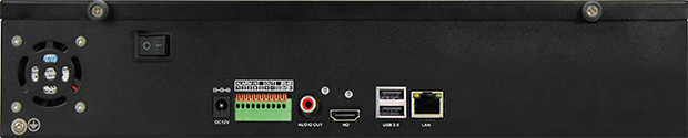 4K H.265 NVR Rear Panel - HDMI Port (No VGA)