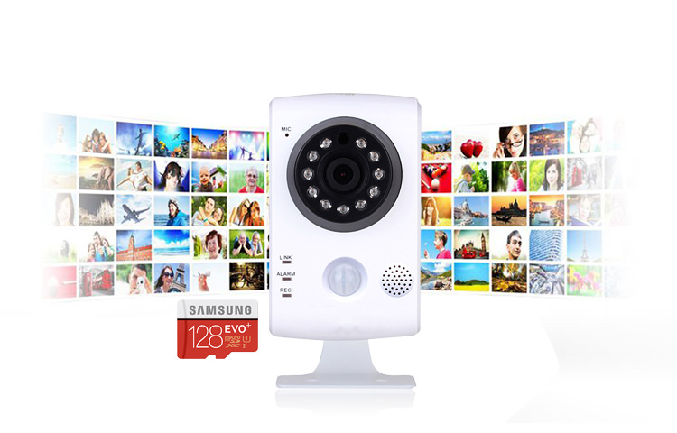 Smart HD Security Camera Supports 128GB Video Recording