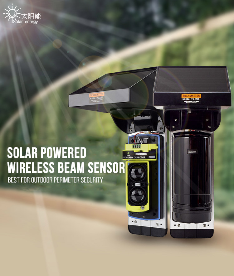Solar Powered Photoelectric Beam Sensor
