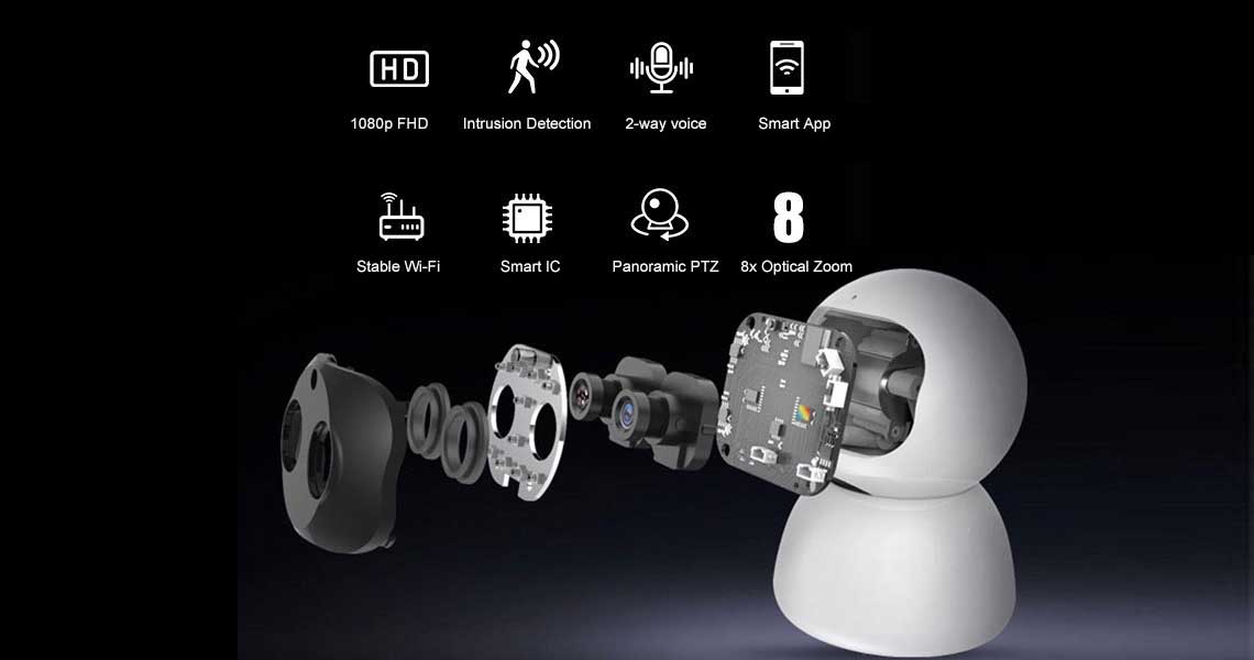 Yoosee Dual Lens Wireless Smart Camera