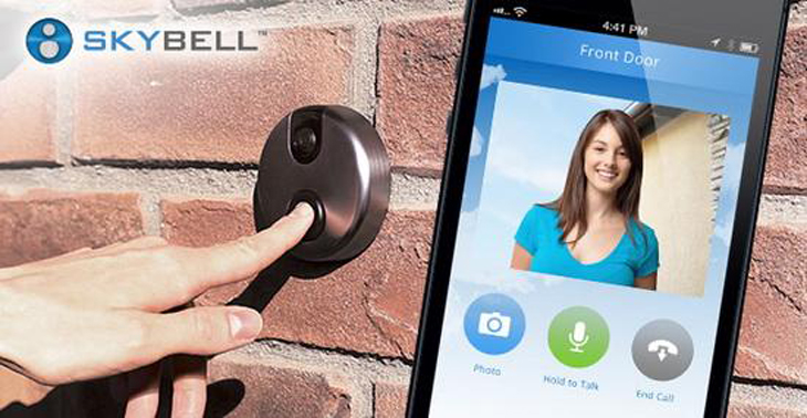 SkyBell WiFi video doorbell Smartphone
