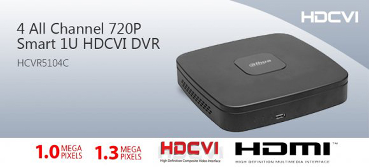 Dahua DH-HCVR5104C Pro Smart 1U