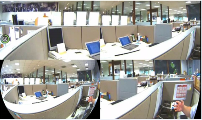 Piper Video Testing Result: 4 Split Viewing Mode, High Brightness Piper Video Testing Result: 4 Split Viewing Mode