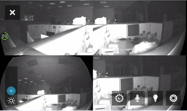 Piper Video Testing Result: 4 Split Viewing Mode, Night Vision