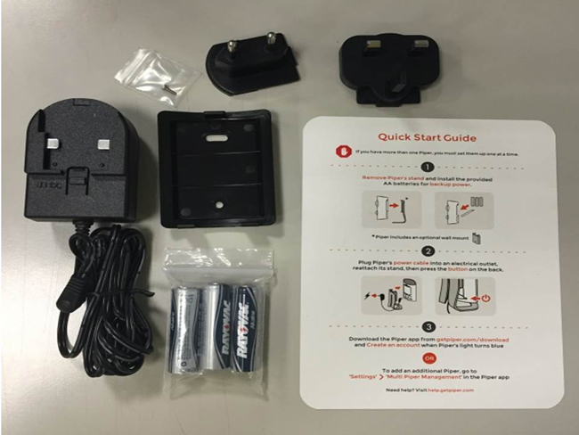 Piper IP Camera Accessories Piper IP Camera Accessories
