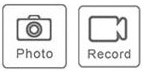 Snapshot video record icon