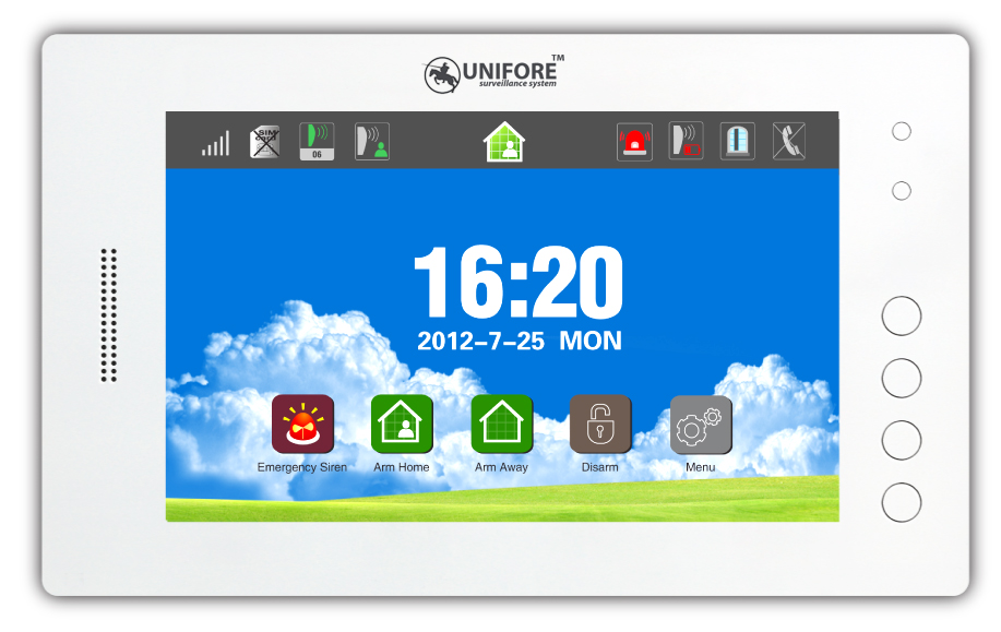 GSM alarm home automation system