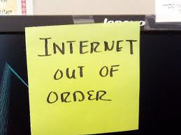 internet out of service