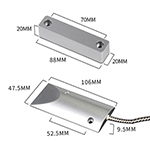 Magnetic Contact Switch for Roller Shutter Doors/Windows