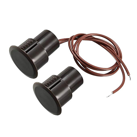 Recessed Mount Magnetic Contact Switch for Wooden Doors/Windows