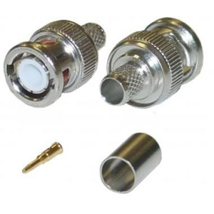 BNC crimp plug 75 ohm RG59