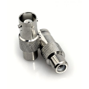 BNC female to RCA connector