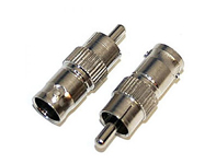 RCA male to BNC female connector