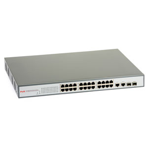 24CH PoE Switch IEEE 802.3af