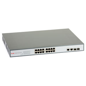 16CH PoE Switch IEEE 802.3af