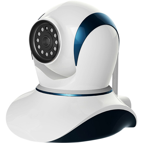 Smart pan/tilt Wi-Fi camera supports burglar alarm sensors
