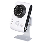 Smart HD wireless security camera with PIR motion sensor