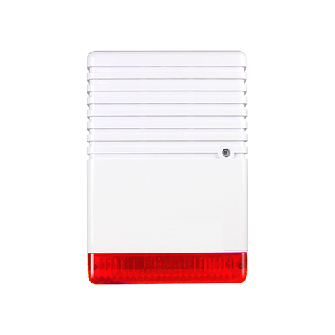 Outdoor hardwired alarm strobe siren