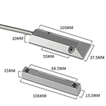 Roller Shutter Door Magnetic Contact Switch